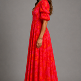 Irati | Vestido Largo Fluido con Escote en V