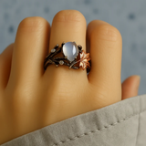 Anillo con Luna Natural