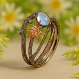 Anillo con Luna Natural
