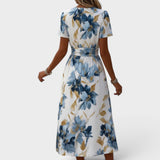 Ainara | Vestido Midi Floral Acuarela