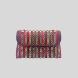 Alba | Bolso de Hombro con Cadena Chic y Diamantes de Color