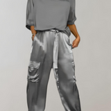 Alicia |  Conjunto de Lounge Cargo Suave como la Seda