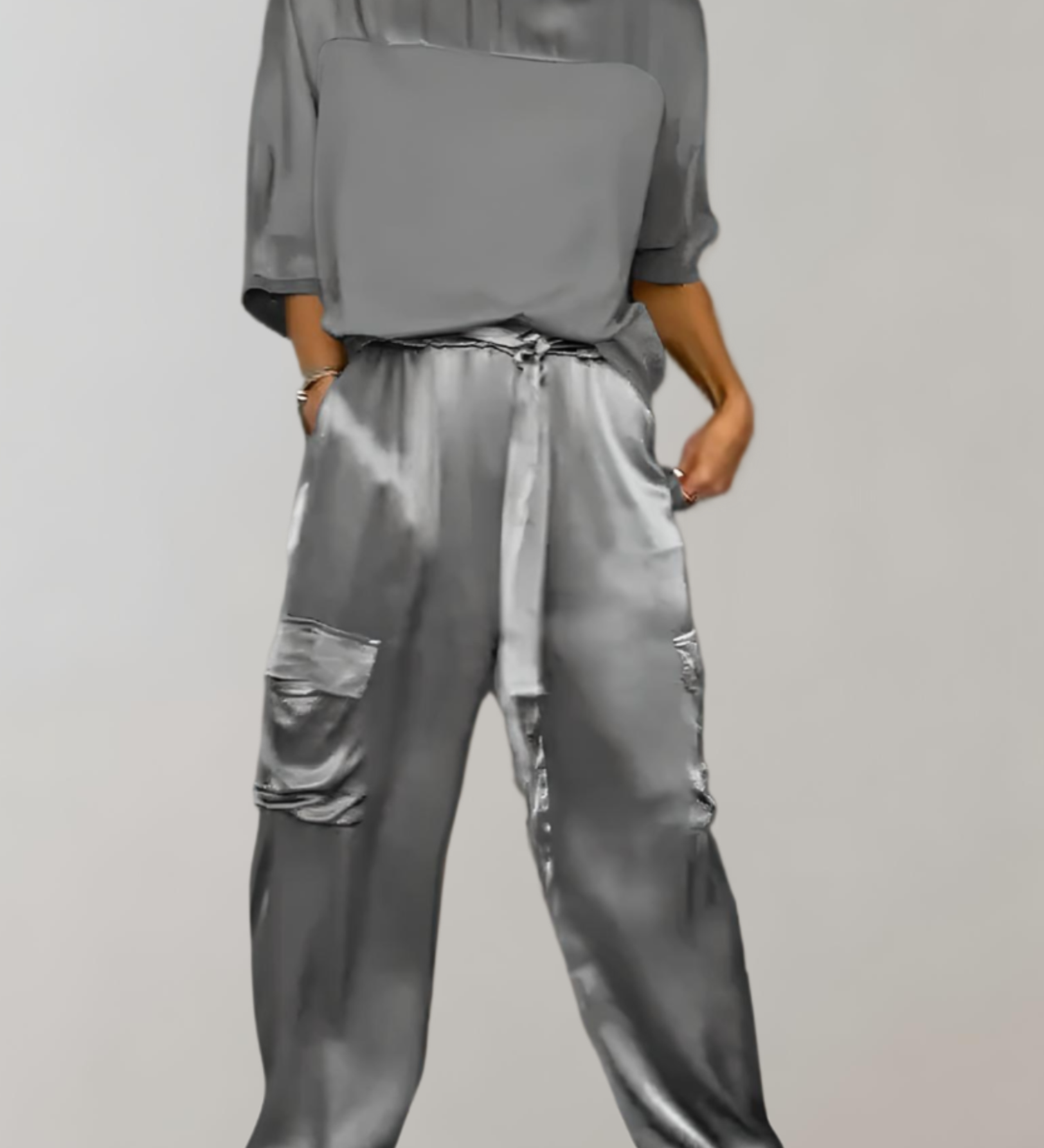 Alicia – Conjunto Cargo Sedoso de Estar por Casa