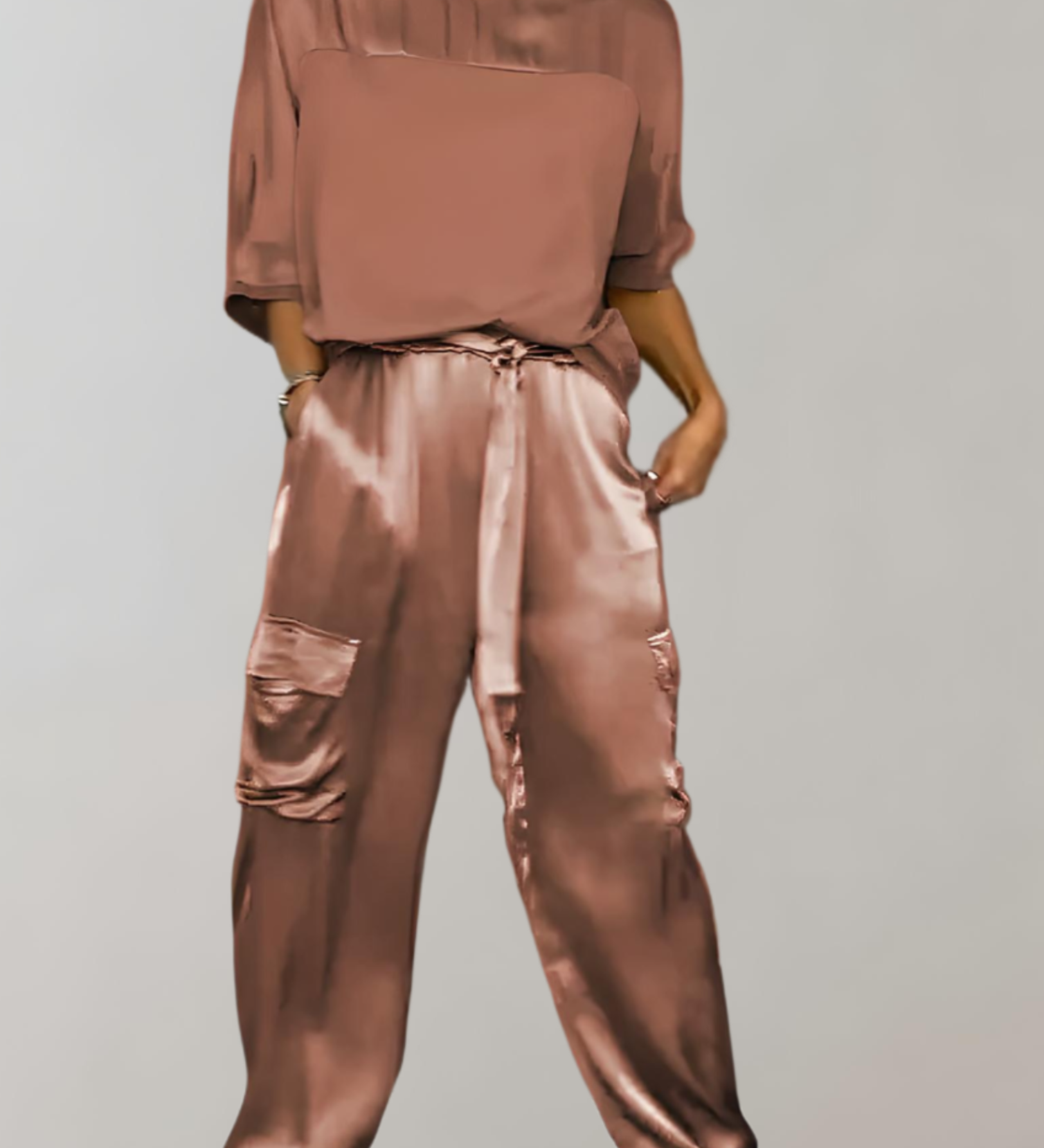 Alicia – Conjunto Cargo Sedoso de Estar por Casa