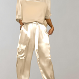 Alicia |  Conjunto de Lounge Cargo Suave como la Seda