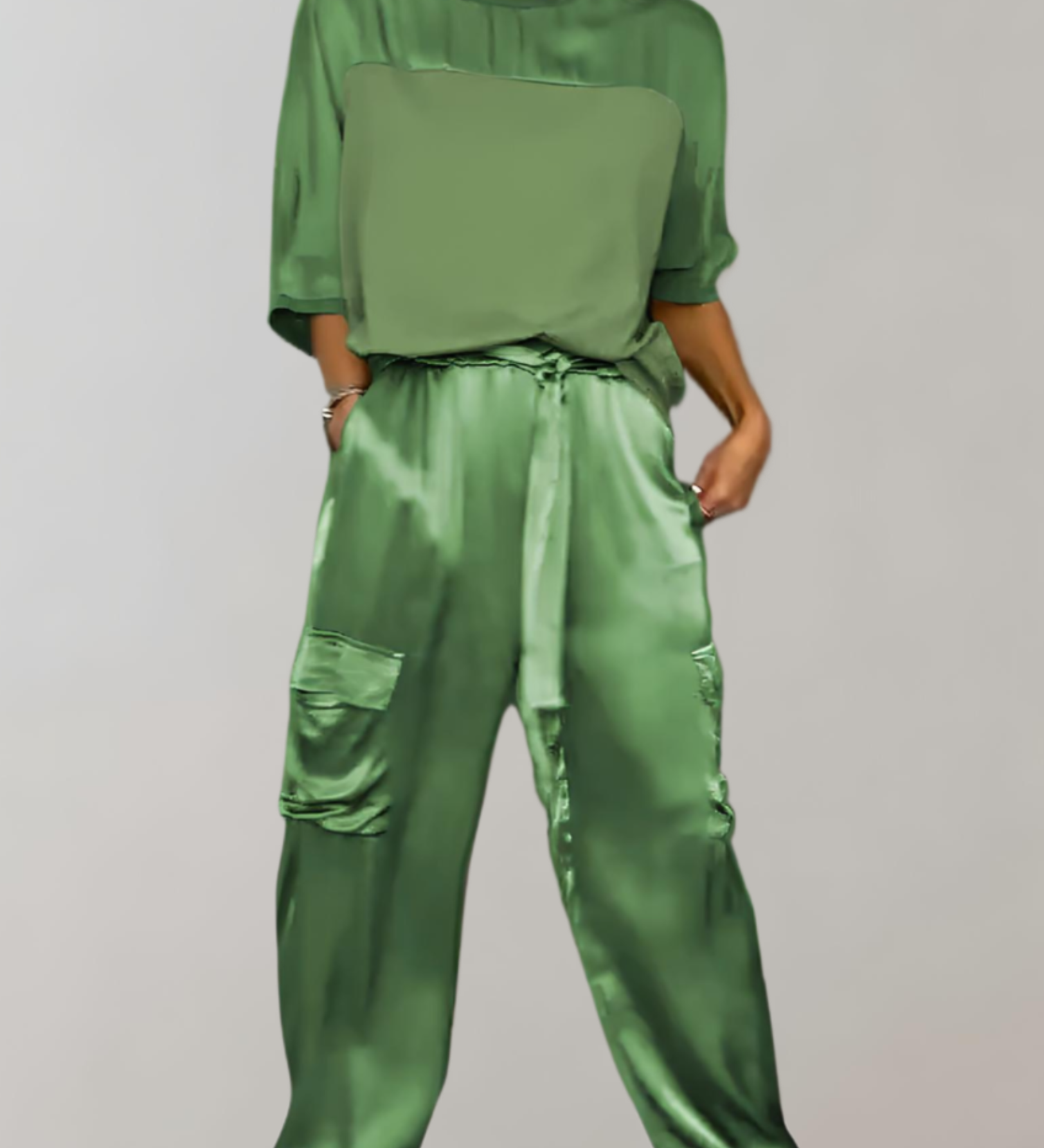 Alicia – Conjunto Cargo Sedoso de Estar por Casa