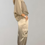 Alicia |  Conjunto de Lounge Cargo Suave como la Seda
