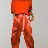 Alicia |  Conjunto de Lounge Cargo Suave como la Seda