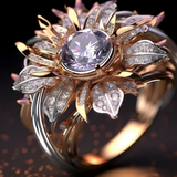 Anillo Exótico Violeta