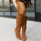 Lina - Botas de ante cómodas y cálidas para mujeres