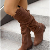 Lina - Botas de ante cómodas y cálidas para mujeres