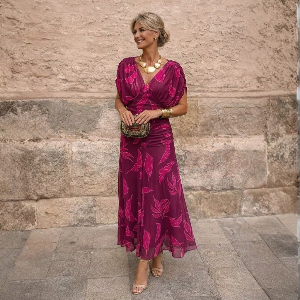 Abril | Vestido Maxi de Hombros Descubiertos