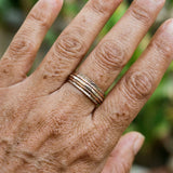 Anillo retro clásico