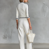 Conjunto Deportivo Pantalones Anchos con Cordón