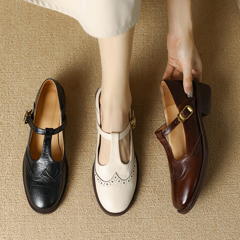 Amelie – Zapatos de pulsera clásicos para mujer