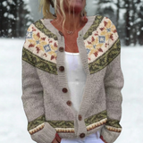 Viola – Cárdigan de Punto Cozy de Invierno