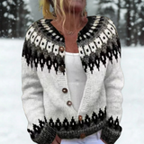Brigitte – Cárdigan de Punto Cozy de Invierno