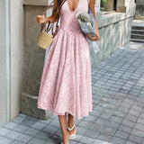 Vestido con Línea de Pliegues