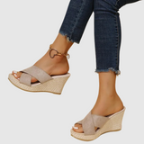 Nives - Elegantes sandalias con cuña