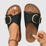 Theresa - Sandalias ortopédicas de ante