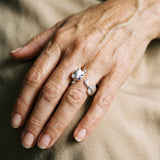 Anillo Ajustable de Plata 925 con Gatito