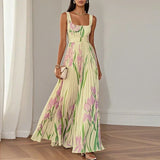 Celtia | Vestido Maxi Línea A Floral