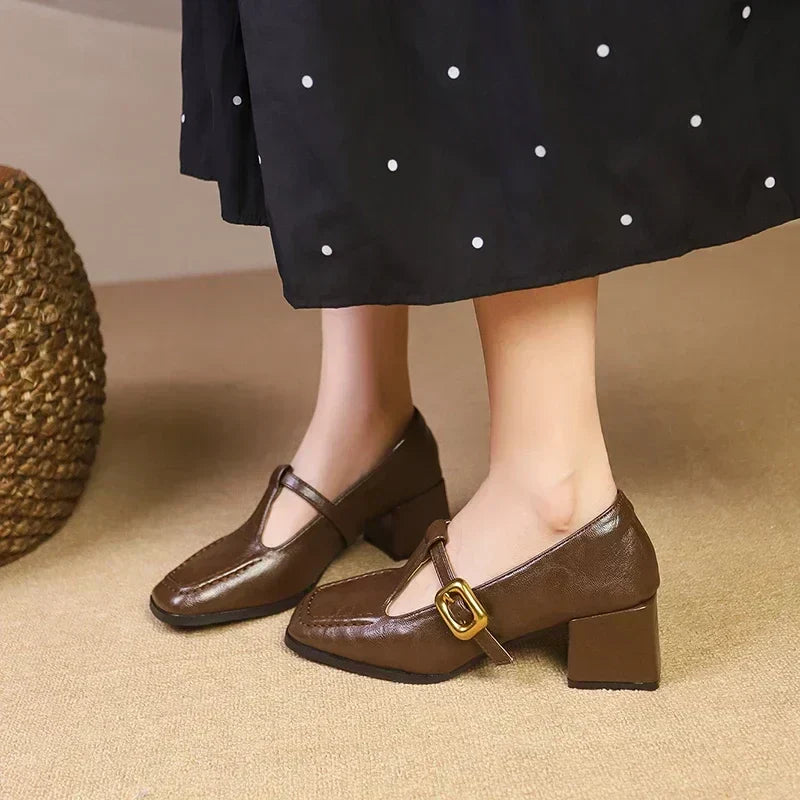 Ida – Zapatos atemporales de mujer con tacón medio