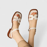 Vera - Elegantes Sandalias Planas para Mujer