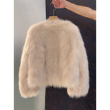 Aurora – Chaqueta corta de pelo sintético