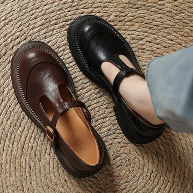 Luisa – Zapatos vintage de tira en T