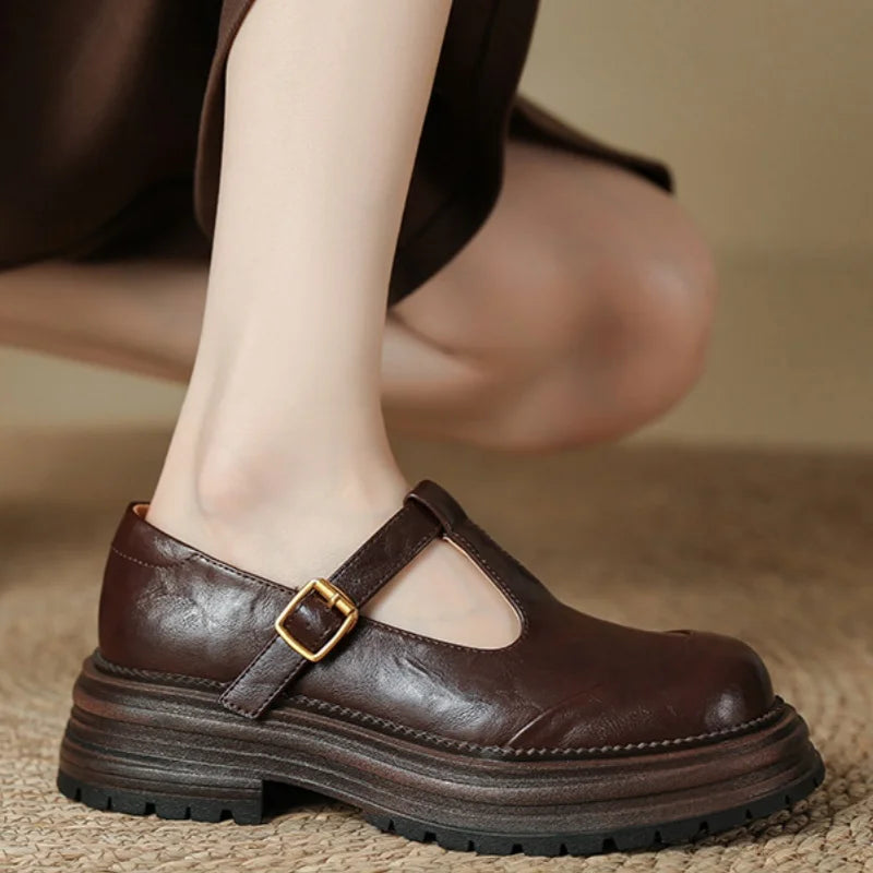 Luisa – Zapatos vintage de tira en T