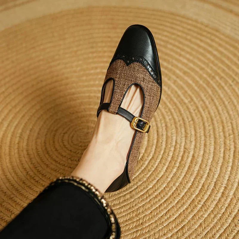 Sophie – Zapatos vintage con hebilla