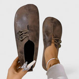 Lydia - Mocasines ortopédicos para mujer en suave piel ante