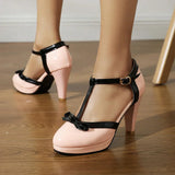 Vivienne - Tacones T-Strap
