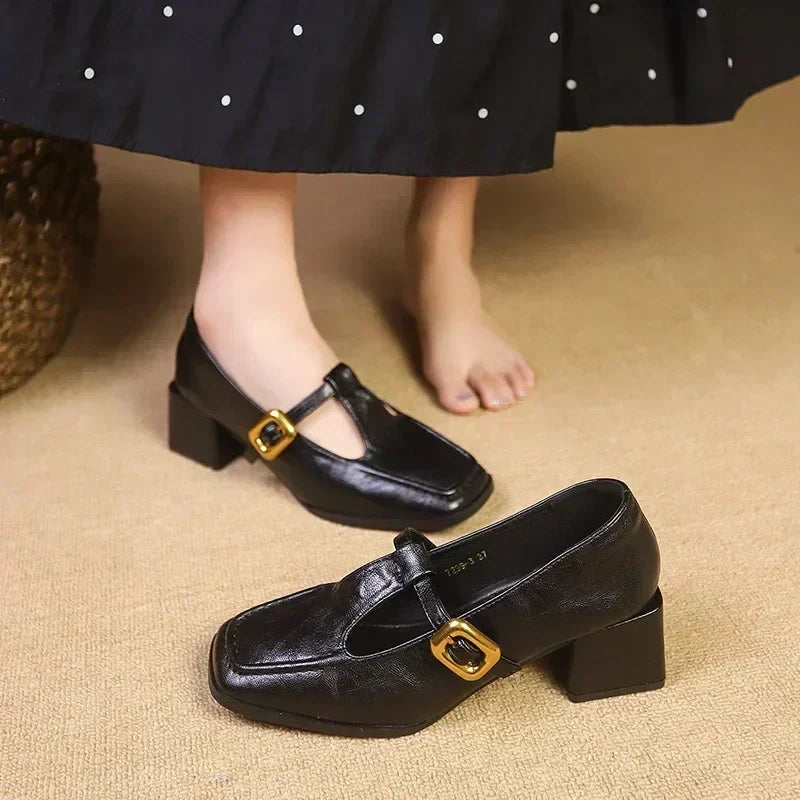 Ida – Zapatos atemporales de mujer con tacón medio