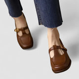 Elizabeth - Zapatos ortopédicos con correa en T Mary Jane