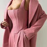 Dolce™ - Conjunto de tres piezas con blazer de doble botonadura