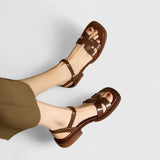 Vera - Elegantes Sandalias Planas para Mujer