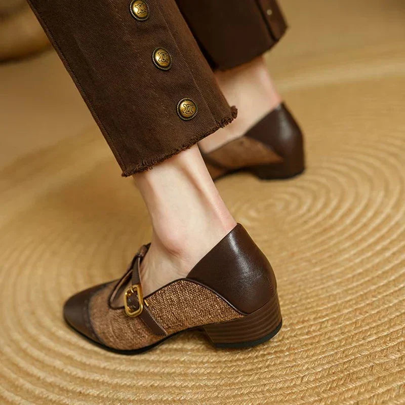 Sophie – Zapatos vintage con hebilla