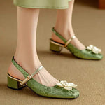 Mathilde – Zapatos elegantes de mujer con detalle floral