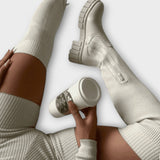 Lureva – Botas Overknee con Suela Chunky