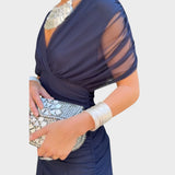 Lora - Vestido Largo Con Escote En V