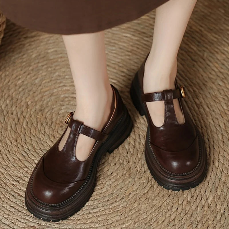 Luisa – Zapatos vintage de tira en T
