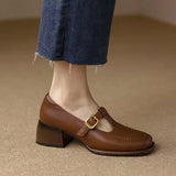 Emilia – Zapatos de tira en T estilo vintage
