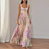 Celtia | Vestido Maxi Línea A Floral
