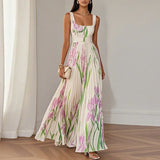 Celtia | Vestido Maxi Línea A Floral
