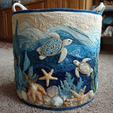 Tortuga Oceánica - Cesta de Almacenaje Acolchada