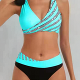 Mona - Bikini Impreso en Tonos Cálidos