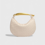 Paola - Bolso Woven con Asa Dorada