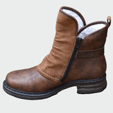 Botas de cuero de campo para comodidad diaria